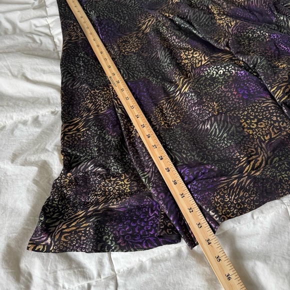 💜✨ Vintage Handmade Stretchy Flowy Maxi Skirt - Picture 5 of 5